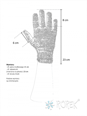 Rękawiczki krótkie - wełna